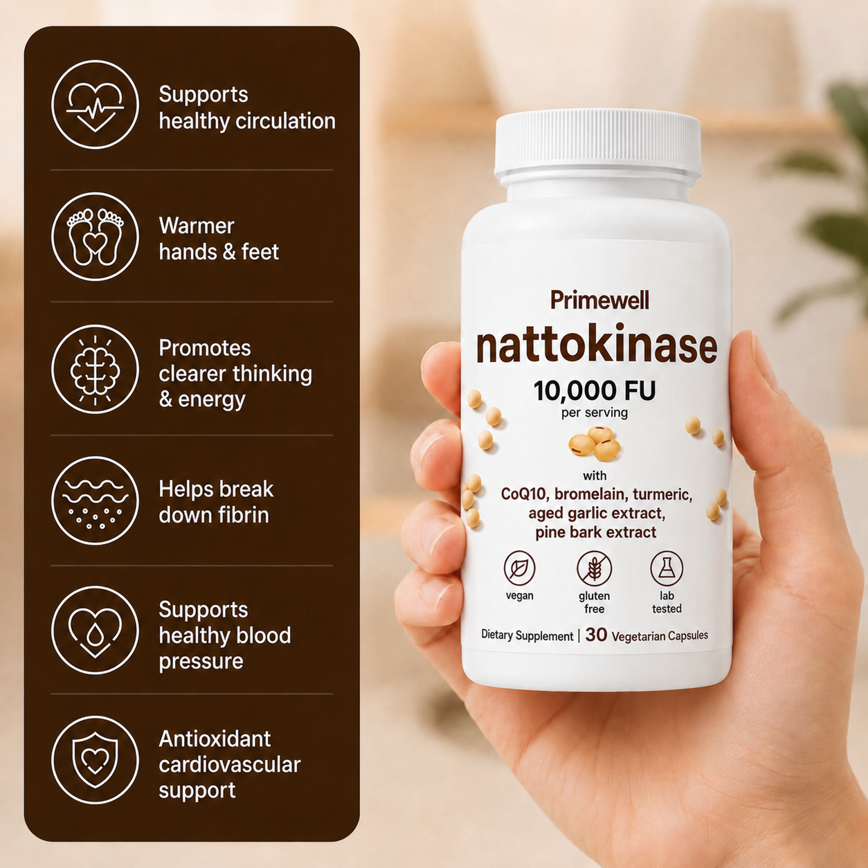 Nattokinase 10000 FU Daily Complex